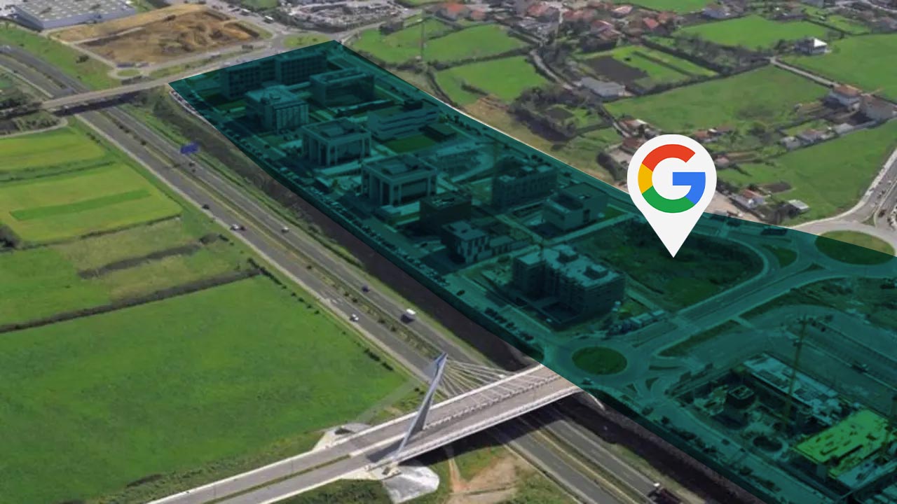 Situación parcela Google PCTCAN Cantabria